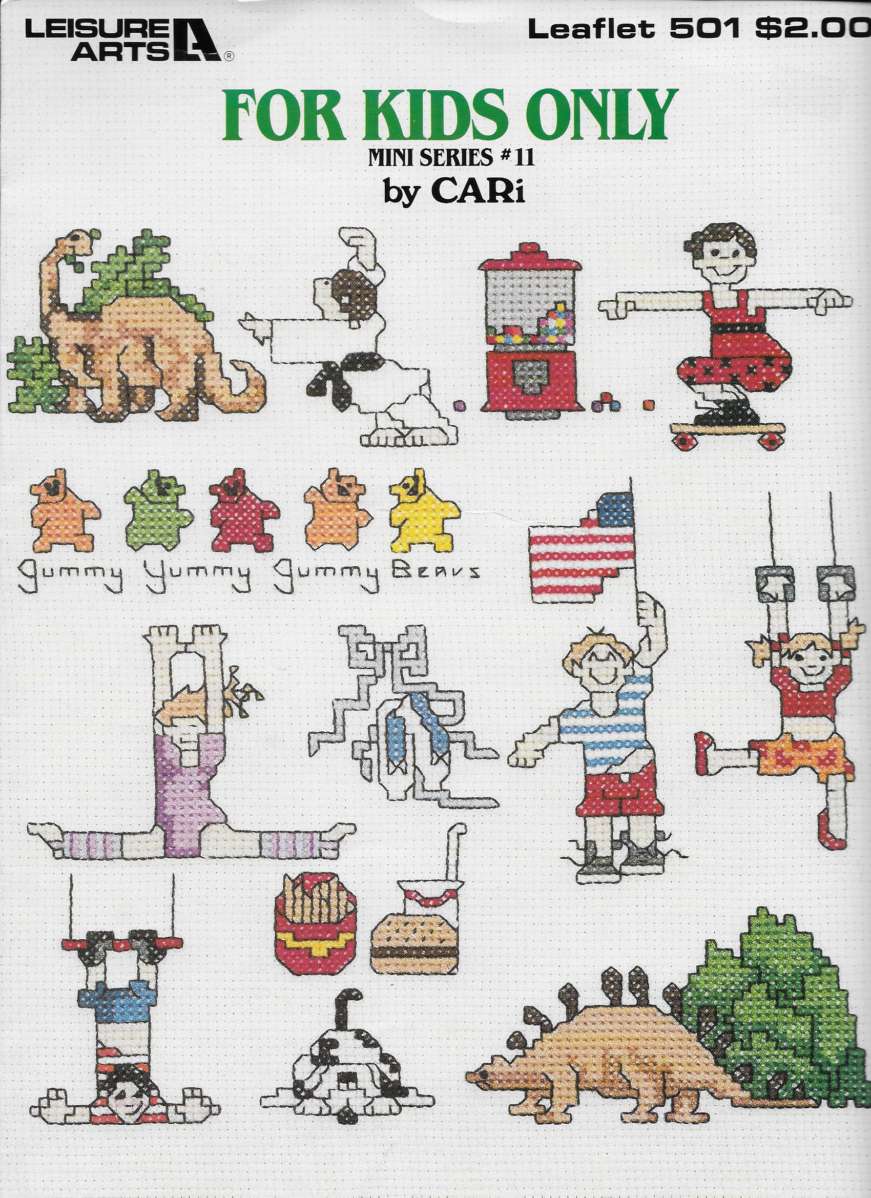 Leisure Arts 501 For Kids Only for Cross Stitch
